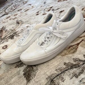 Vans White Low-Top Sneakers
